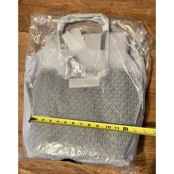 MICHAEL KORS Jane Large Pebbled Leather Tote Bag - BLACK NWT - Picture 7 of 10